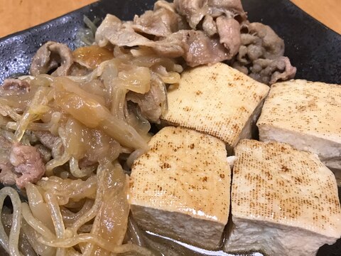 豚肉で☆肉豆腐